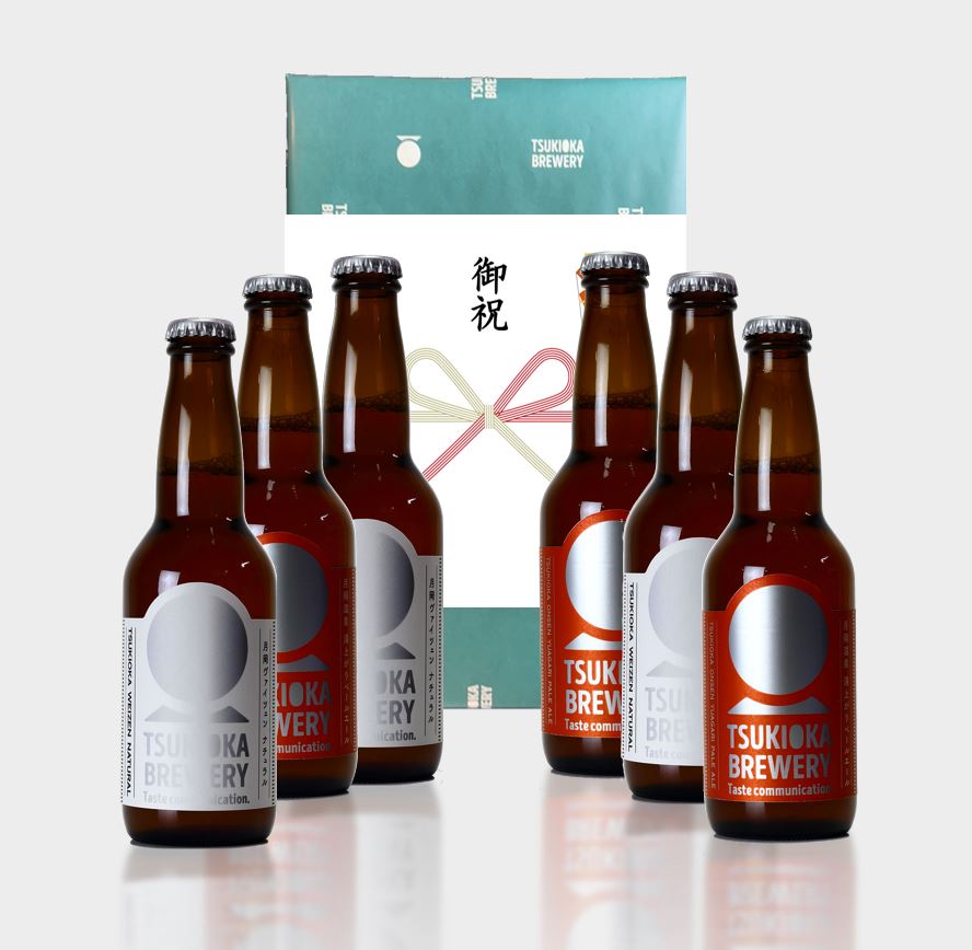 月岡ブルワリー【紅白セット】 -6本セット-【送料込み】