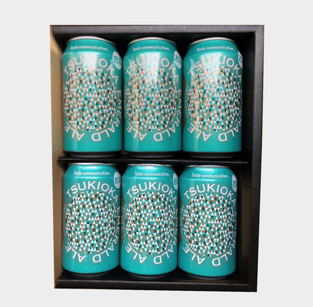 【TSUKIOKA EMERALD ALE 月岡エメラルドエール】缶Ver. 6缶セット