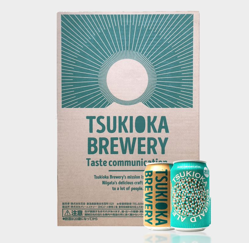 【TSUKIOKA EMERALD ALE 月岡エメラルドエール】350ml缶Ver. ケース(24缶入り)