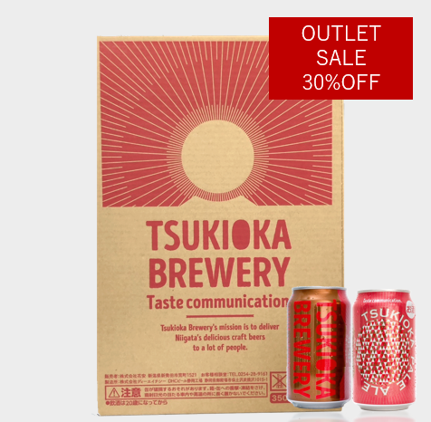 OUTLET SALE！【TSUKIOKA PALE ALE　-月岡ペールエール‐】  350ml缶Ver.　30％OFF